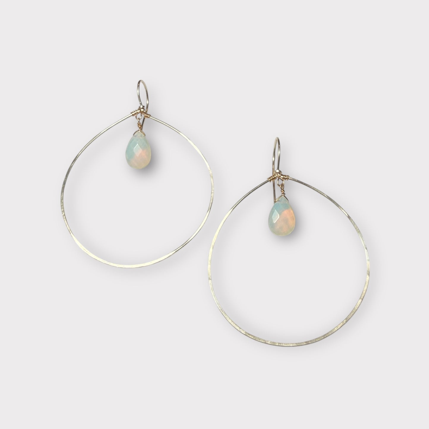 Opalite Large Hoop