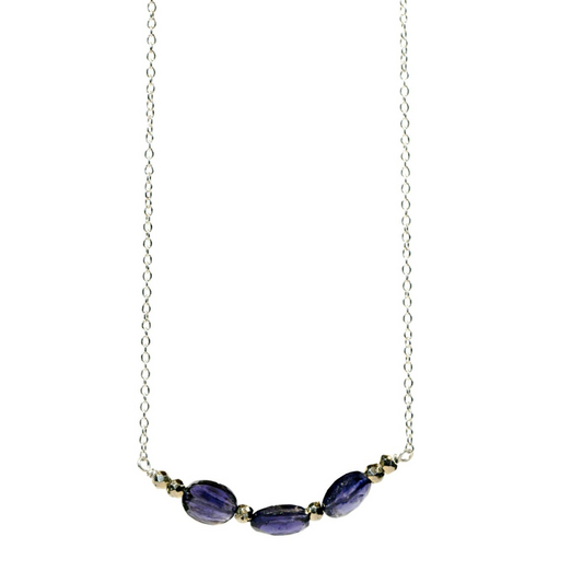 Three Arch Iolite Necklace