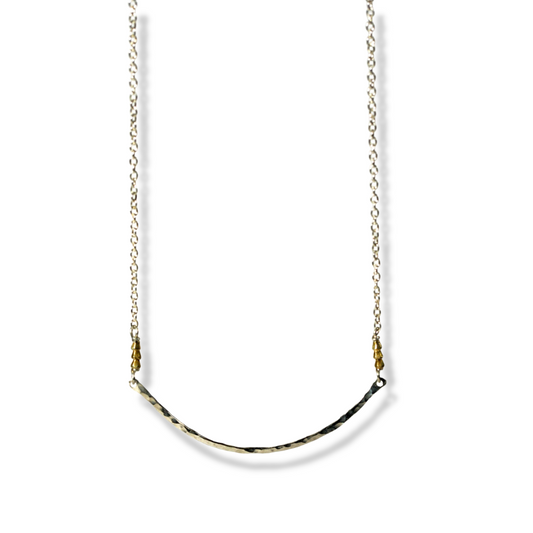 Hand Hammered Sterling Silver Thin Arch