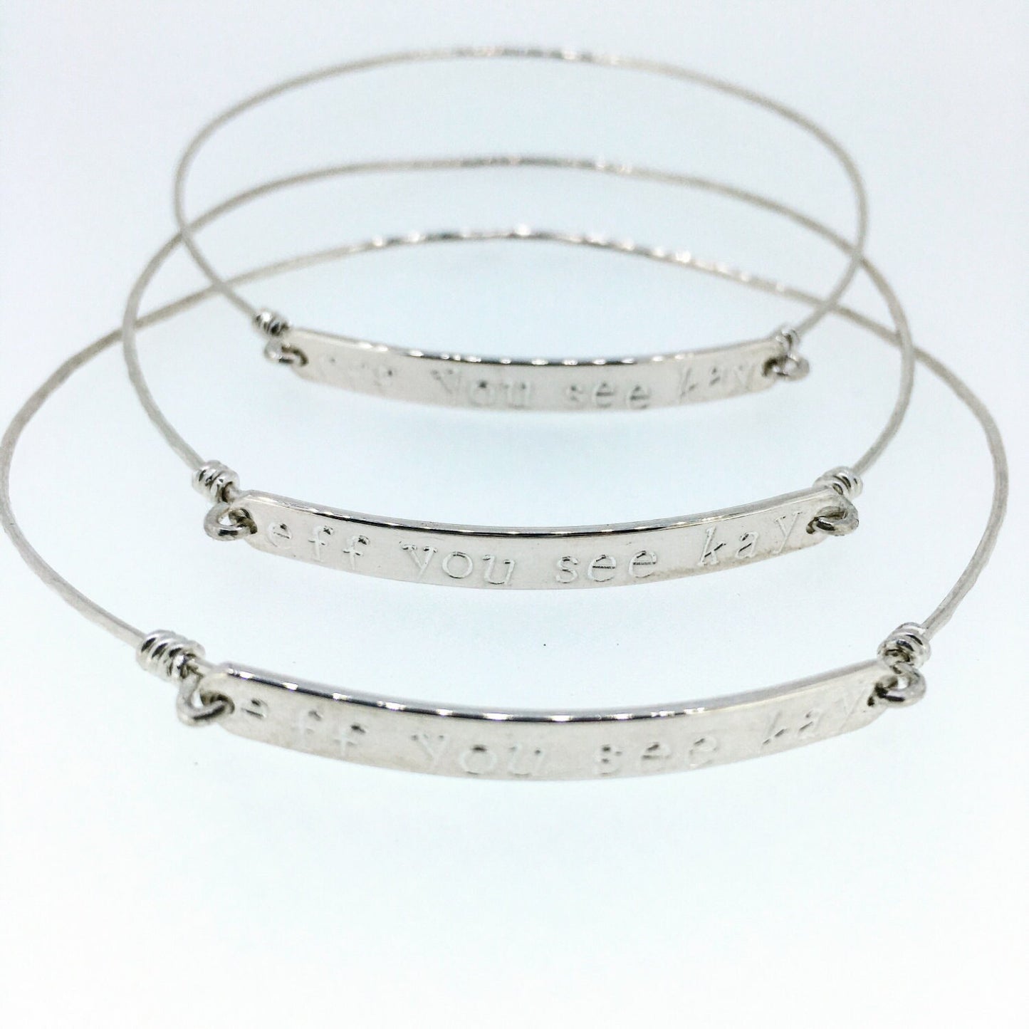 The "Eff You See Kay" Bangle