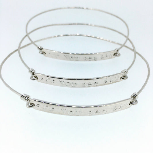 The "Eff You See Kay" Bangle