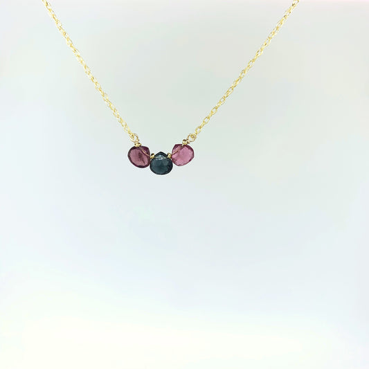 Trio of Tourmaline Droplets