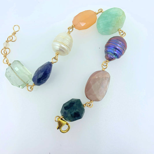 Mixed Gem Bracelet