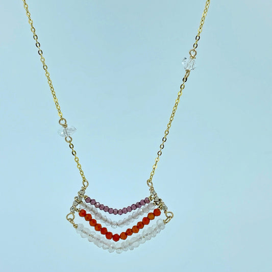 Multi Wellness Arch Necklace