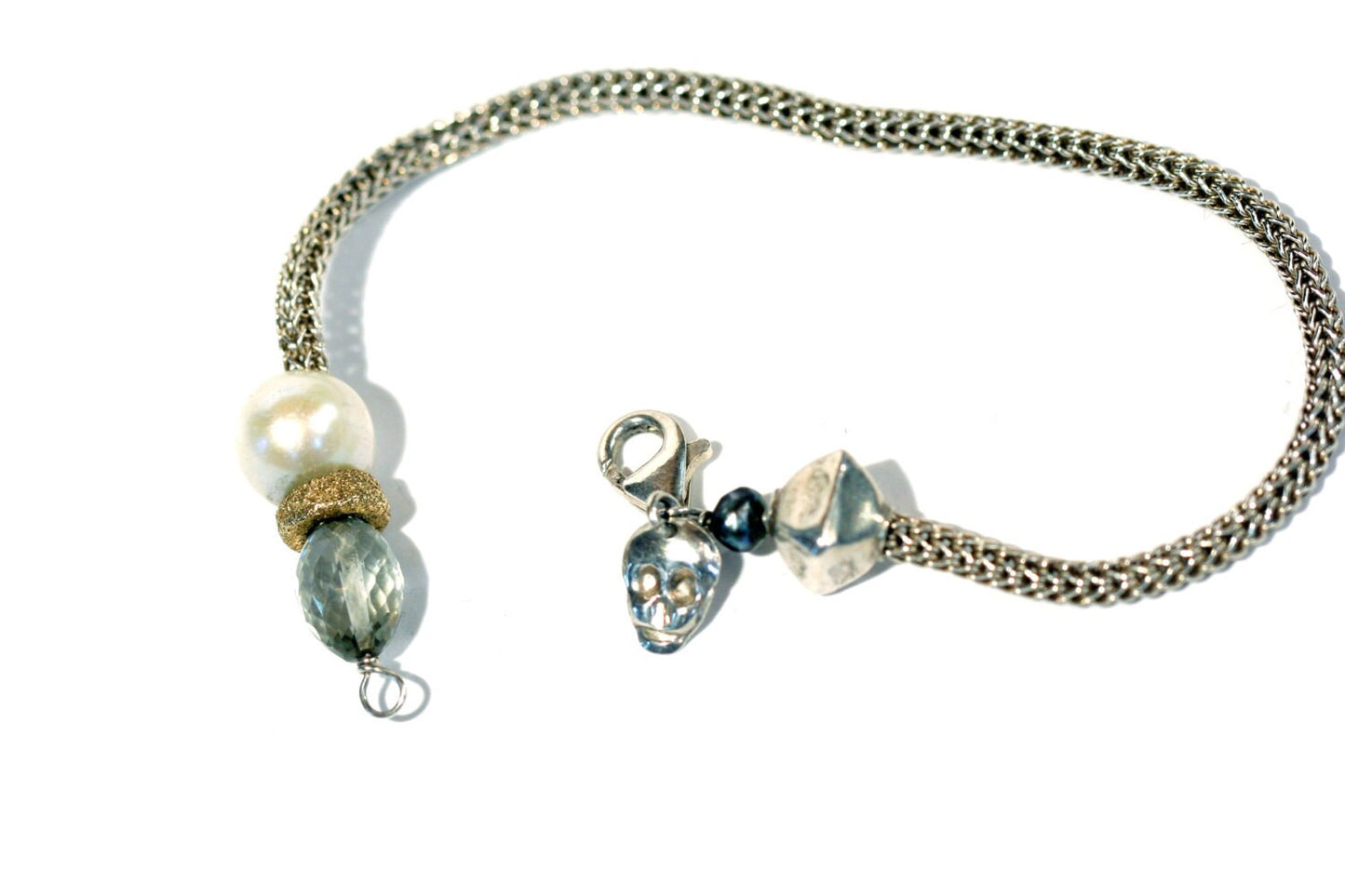 Sterling Hand Woven Bracelet