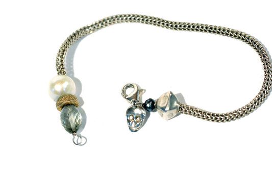 Sterling Hand Woven Bracelet