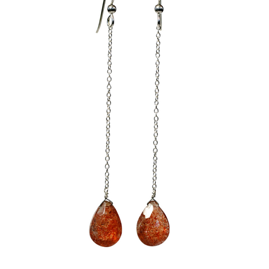 Sunstone Earrings