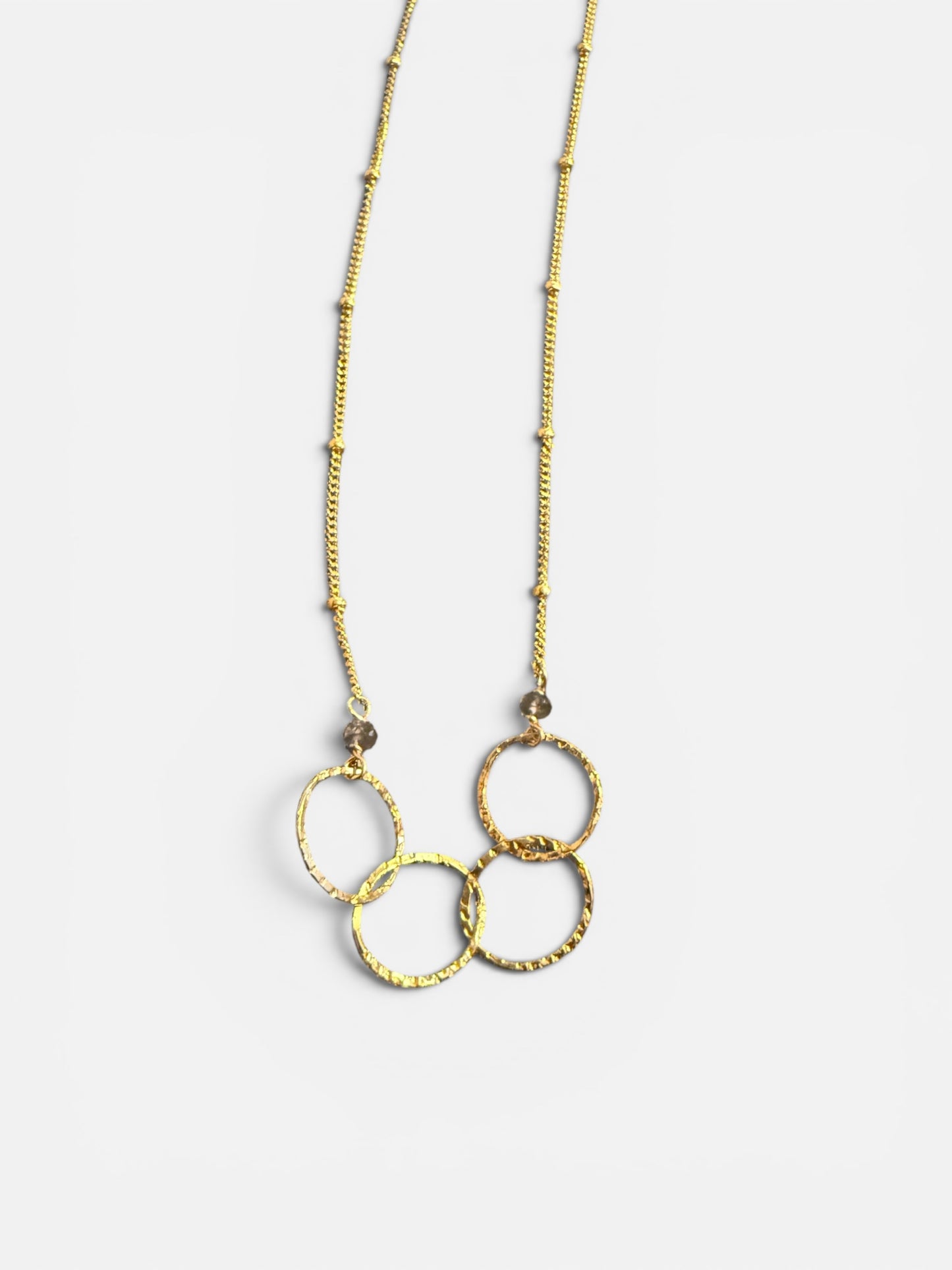 Trio ring necklace