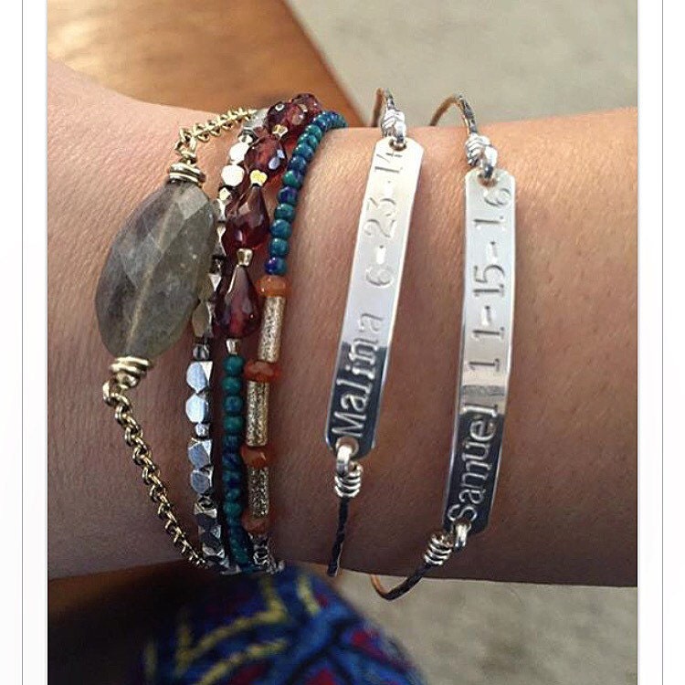 Customize your own word/name bangle