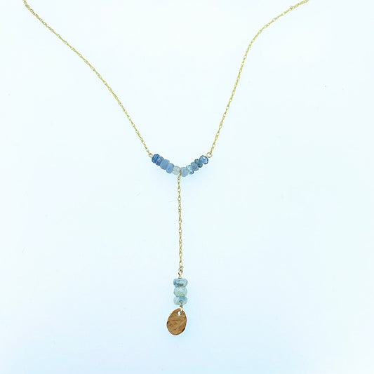 Ombre Natural Sapphire Necklace