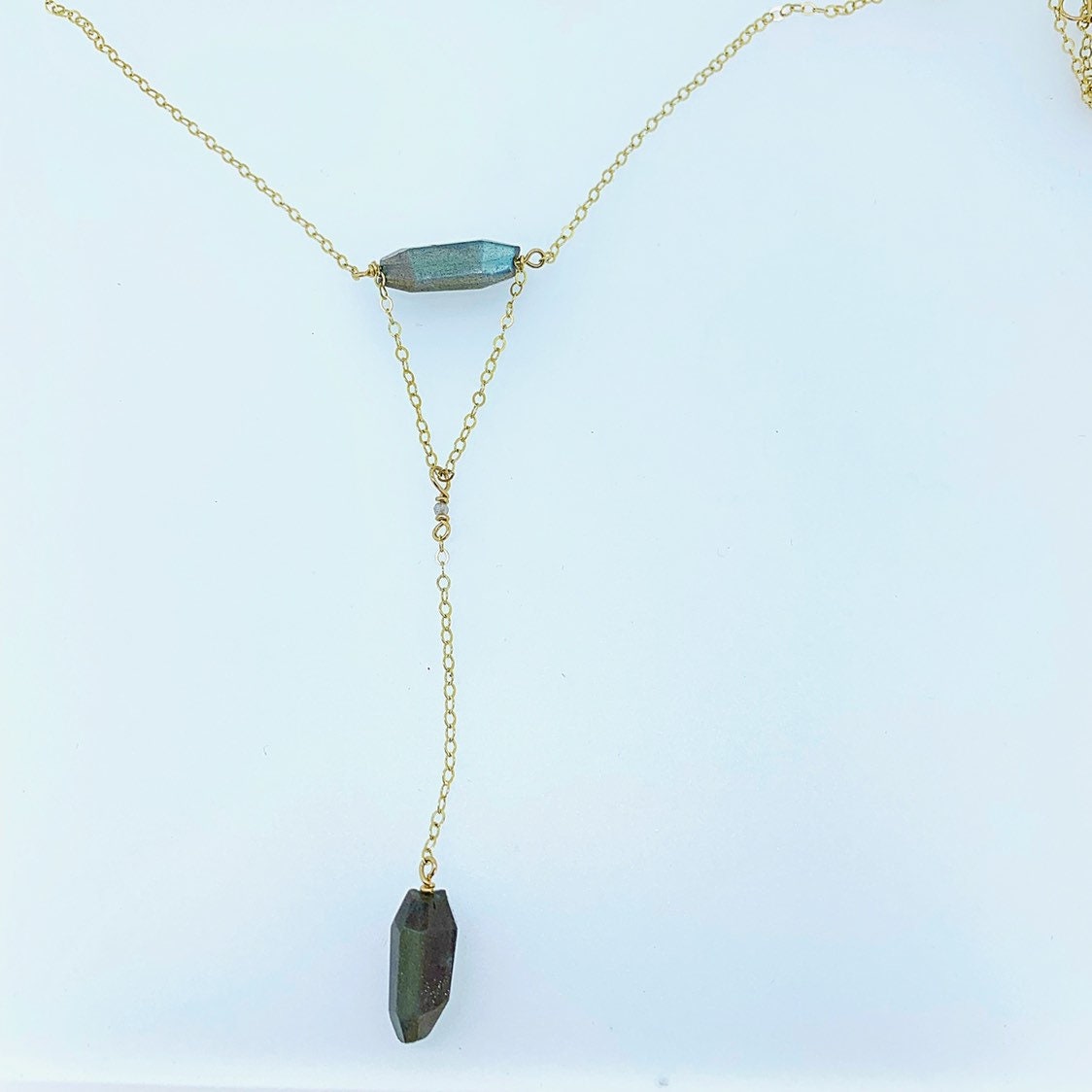 T-bar Labradorite Necklace