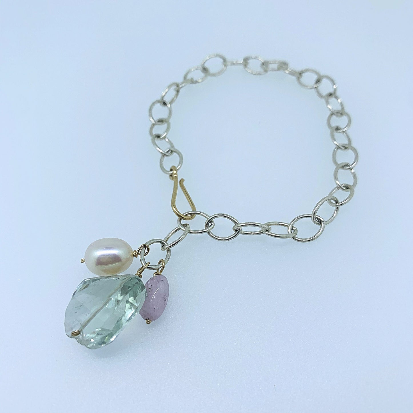 Chunky Chain Healing Gem Bracelet