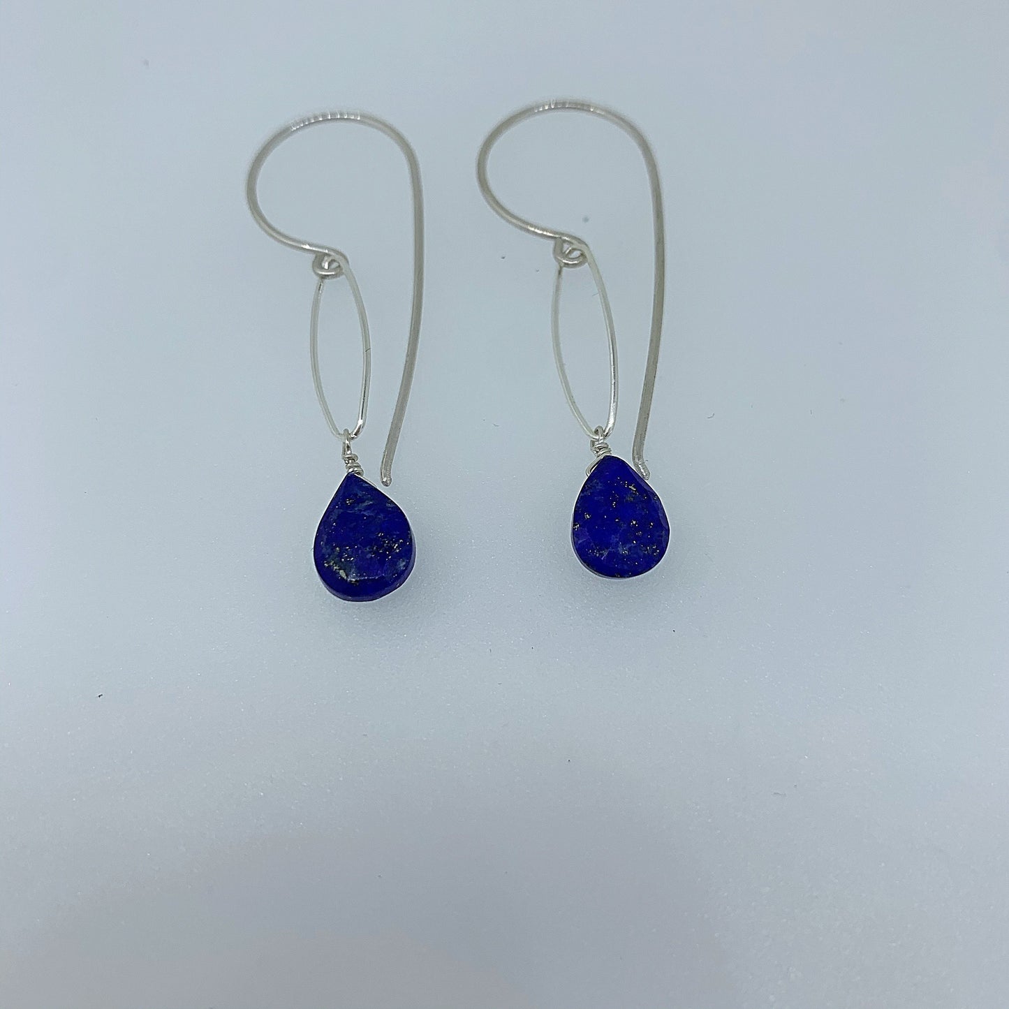 Lapis Oval Earrings